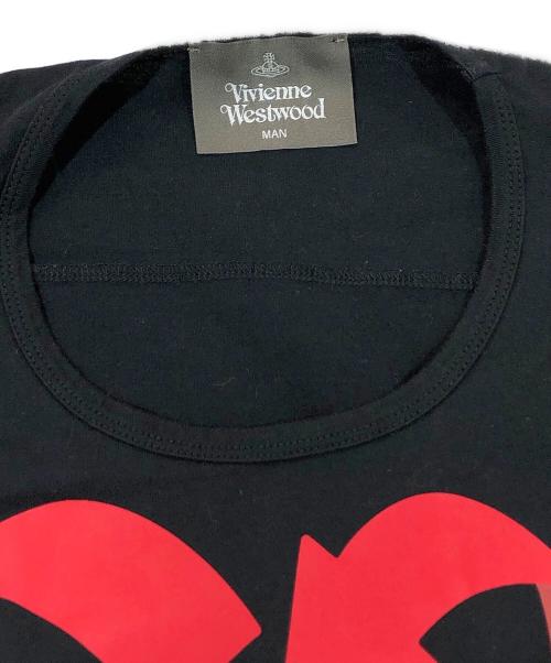 Vivienne Westwood man（ヴィヴィアン ウェストウッド マン）Vivienne Westwood man (ヴィヴィアン ウェストウッド マン) プリントTシャツ ブラック サイズ:SIZE Freeの古着・服飾アイテム