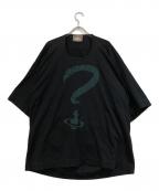 Vivienne Westwood manヴィヴィアン ウェストウッド マン）の古着「変形プリントTシャツ」｜ブラック