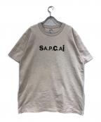 A.P.C.×sacaiアーペーセー×サカイ）の古着「コラボTシャツ」｜ベージュ
