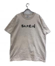 A.P.C.×sacai（アーペーセー×サカイ）の古着「コラボTシャツ」｜ベージュ
