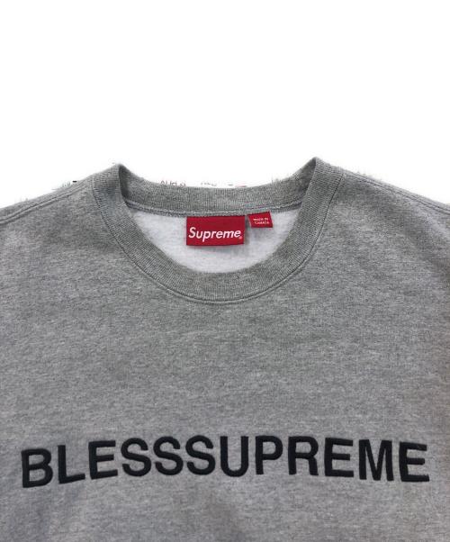 SUPREME（シュプリーム）Supreme (シュプリーム) BLESS (ブレス) Crewneck /クルーネック スウェット グレー サイズ:SIZE Lの古着・服飾アイテム