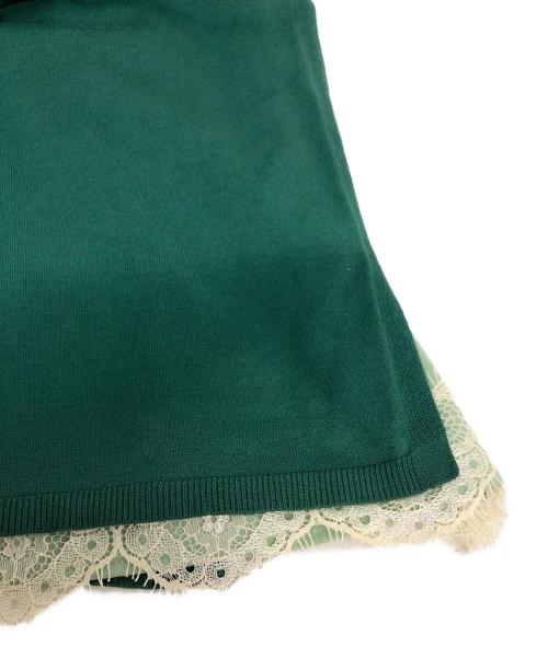 MUVEIL（ミュベール）MUVEIL (ミュベール) ノースリーブワンピース グリーン サイズ:SIZE 36の古着・服飾アイテム