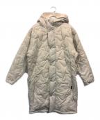 TAION×CONVERSE TOKYOタイオン×コンバーストウキョウ）の古着「リバーシブルダウンコート」｜ホワイト