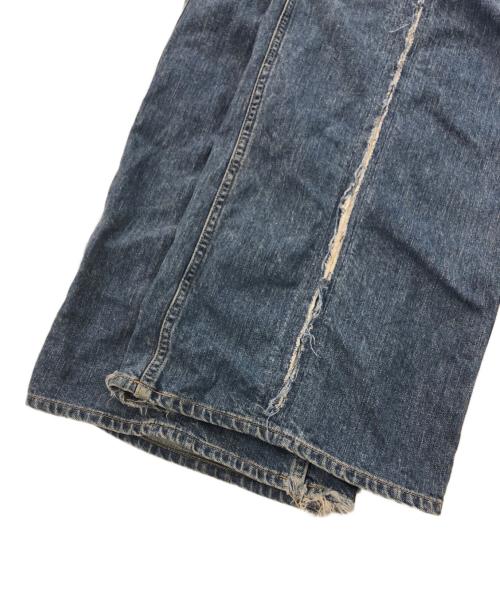 jieda（ジエダ）Jieda (ジエダ) CUTTING WIDE DENIM ブルー サイズ:SIZE 2の古着・服飾アイテム