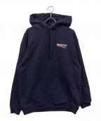 BALENCIAGAバレンシアガ）の古着「キャンペーンロゴ パーカー」｜ネイビー