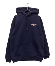 BALENCIAGA（バレンシアガ）の古着「キャンペーンロゴ パーカー」｜ネイビー