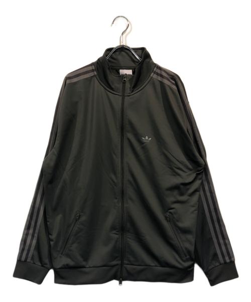adidas（アディダス）adidas (アディダス) 別注ベッケンバウアートラックジャケット グレー サイズ:SIZE Sの古着・服飾アイテム