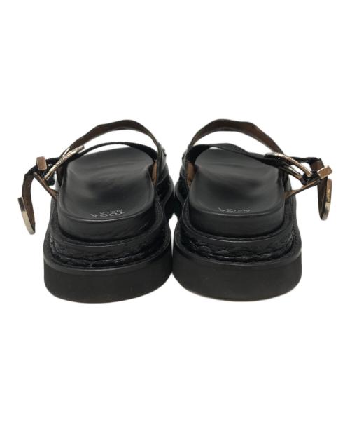 TOGA VIRILIS（トーガ ビリリース）TOGA VIRILIS (トーガ ビリリース) メタルデザインサンダル ブラック サイズ:SIZE 41の古着・服飾アイテム