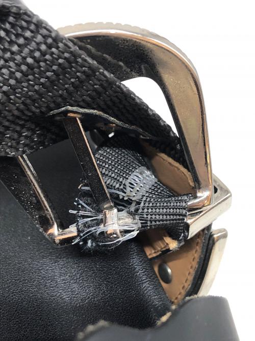 TOGA VIRILIS（トーガ ビリリース）TOGA VIRILIS (トーガ ビリリース) メタルデザインサンダル ブラック サイズ:SIZE 41の古着・服飾アイテム