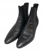 Saint Laurent Parisサンローランパリ）の古着「チェルシー レザー サイドゴアブーツ」｜ブラック