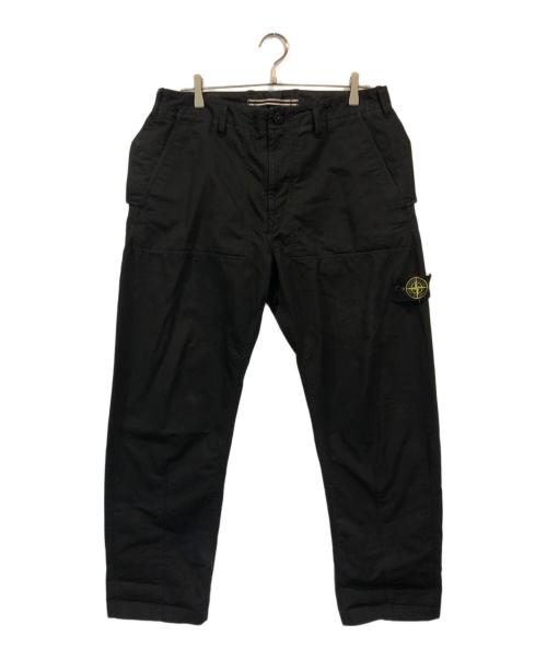 STONE ISLAND（ストーンアイランド）STONE ISLAND (ストーンアイランド) カーゴパンツ ブラック サイズ:SIZE 83.5cm (W33)の古着・服飾アイテム