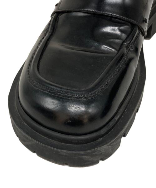 Maison Margiela（メゾンマルジェラ）Maison Margiela (メゾンマルジェラ) スクエアトゥローファー ブラック サイズ:SIZE 41の古着・服飾アイテム