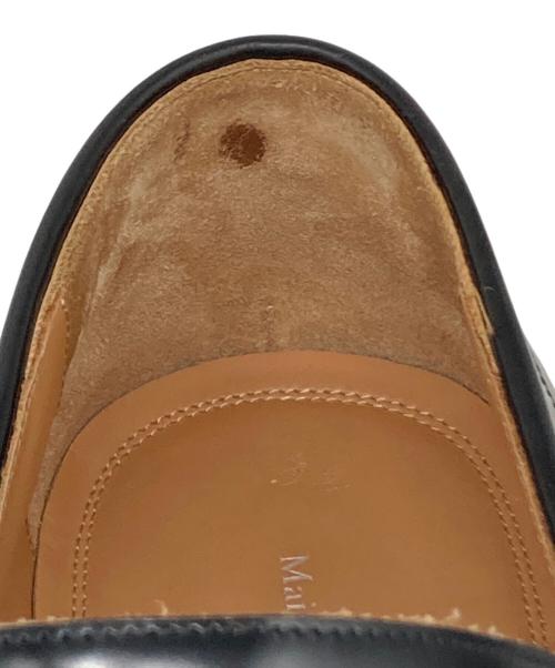 Maison Margiela（メゾンマルジェラ）Maison Margiela (メゾンマルジェラ) スクエアトゥローファー ブラック サイズ:SIZE 41の古着・服飾アイテム