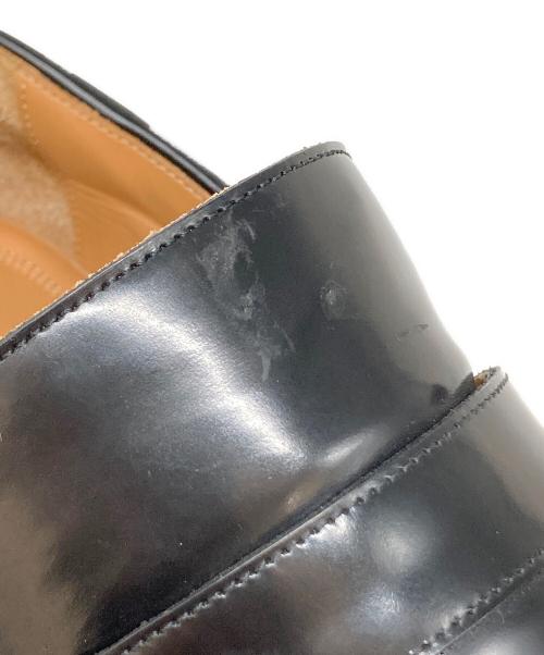 Maison Margiela（メゾンマルジェラ）Maison Margiela (メゾンマルジェラ) スクエアトゥローファー ブラック サイズ:SIZE 41の古着・服飾アイテム