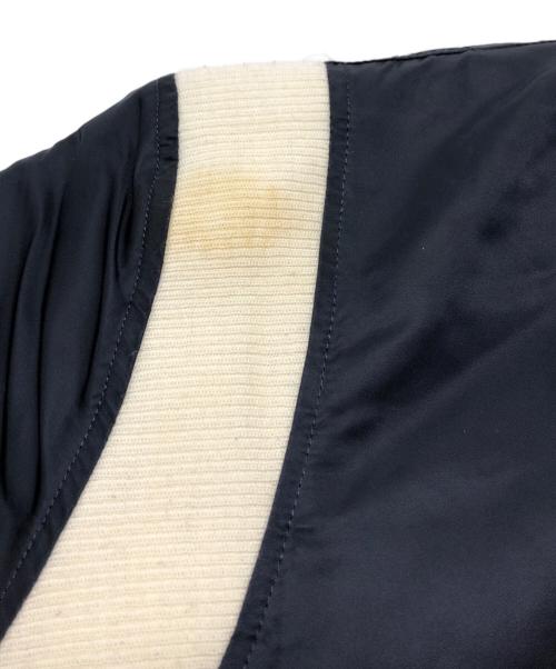 stussy（ステューシー）stussy (ステューシー) ALPHA (アルファ) FRAGMENT DESIGN (フラグメントデザイン) ボンバージャケット ネイビー サイズ:Lの古着・服飾アイテム