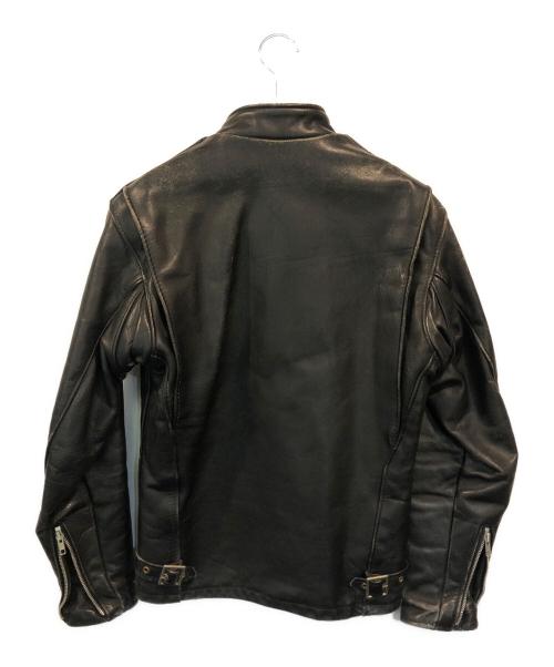 Schott（ショット）Schott (ショット) シングルライダースジャケット ブラック サイズ:34の古着・服飾アイテム