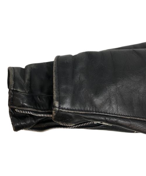 Schott（ショット）Schott (ショット) シングルライダースジャケット ブラック サイズ:34の古着・服飾アイテム