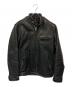 Schott（ショット）の古着「シングルライダースジャケット」｜ブラック