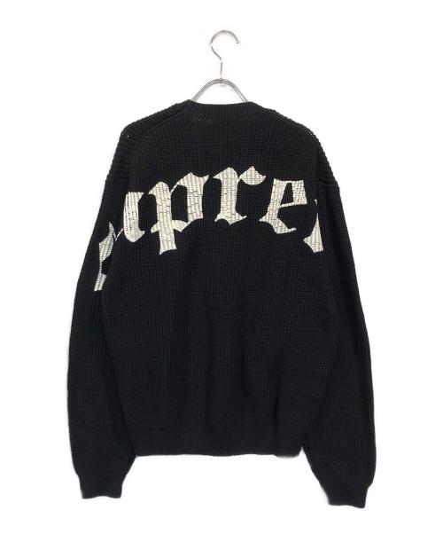 SUPREME（シュプリーム）Supreme (シュプリーム) English Printed Sweater ブラック サイズ:SIZE Lの古着・服飾アイテム