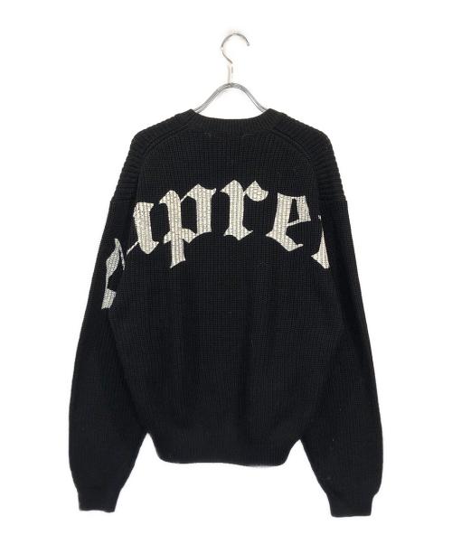 SUPREME（シュプリーム）Supreme (シュプリーム) English Printed Sweater ブラック サイズ:SIZE Mの古着・服飾アイテム