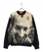 SUPREMEシュプリーム）の古着「Aphex Twin Mohair Sweater」｜ホワイト×ブラック