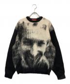 SUPREMEシュプリーム）の古着「Aphex Twin Mohair Sweater」｜ホワイト×ブラック