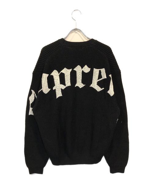 SUPREME（シュプリーム）Supreme (シュプリーム) English Printed Sweater ブラック サイズ:Lの古着・服飾アイテム