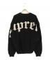 Supreme (シュプリーム) English Printed Sweater ブラック サイズ:L：20000円