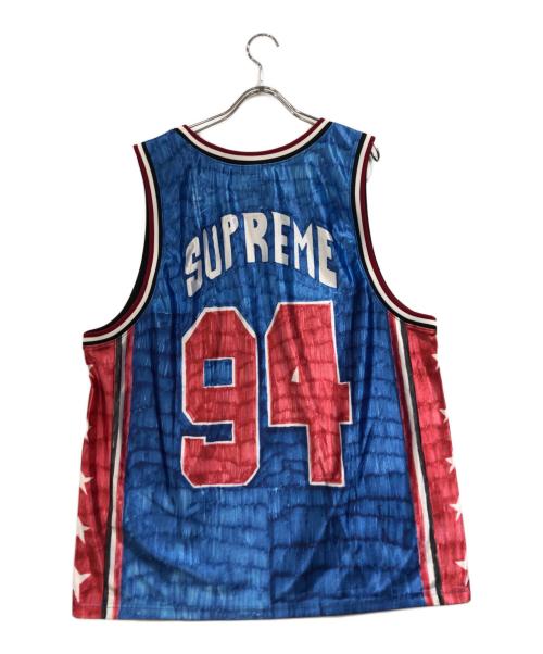 SUPREME（シュプリーム）SUPREME (シュプリーム) Marker Basketball Jersey ブルー サイズ:Lの古着・服飾アイテム