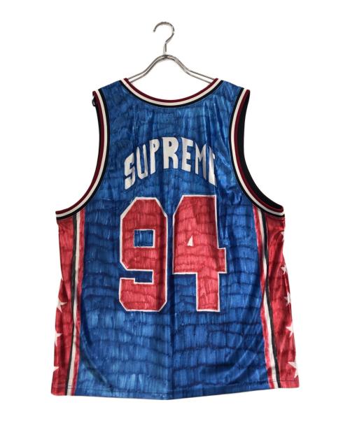 SUPREME（シュプリーム）SUPREME (シュプリーム) Marker Basketball Jersey ブルー サイズ:Ｌの古着・服飾アイテム
