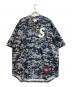 SUPREME（シュプリーム）の古着「S Logo Baseball Henley」｜ネイビー×グレー