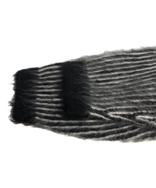 SUPREME（シュプリーム）Supreme (シュプリーム) 2-Tone Mohair Cardigan ホワイト×ブラック サイズ:XLの古着・服飾アイテム