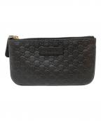 GUCCIグッチ）の古着「マイクロGG コインケース」｜ブラック