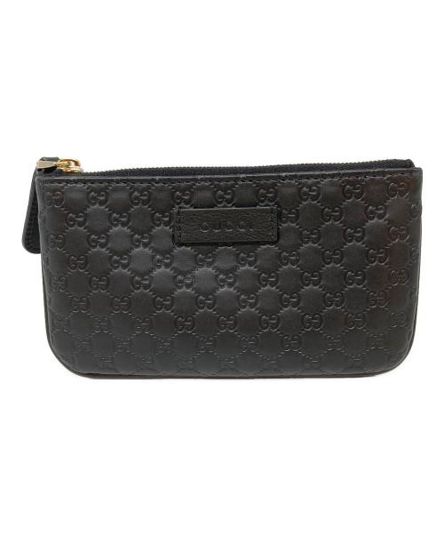GUCCI（グッチ）GUCCI (グッチ) マイクロGG コインケース ブラックの古着・服飾アイテム