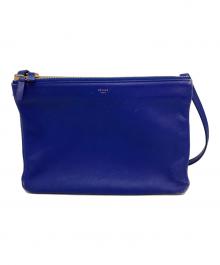 CELINE（セリーヌ）の古着「アコーディオンバッグ」｜ブルー