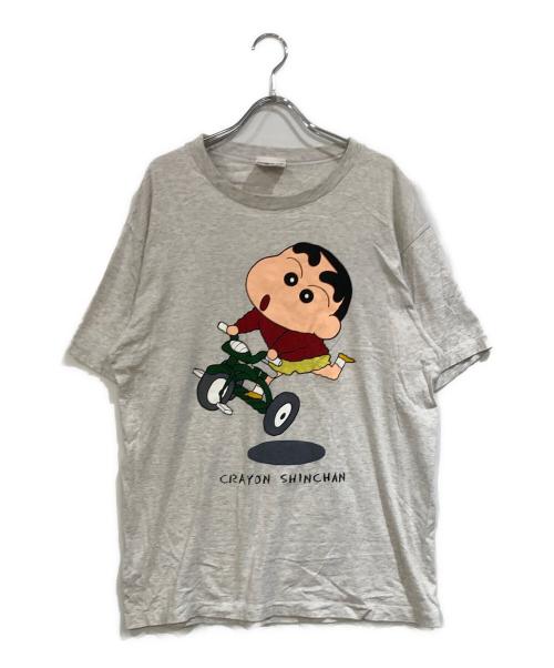 crayon shinchan（クレヨンシンチャン）crayon shinchan (クレヨンシンチャン) オールドプリントTシャツ グレー サイズ:SIZE Lの古着・服飾アイテム