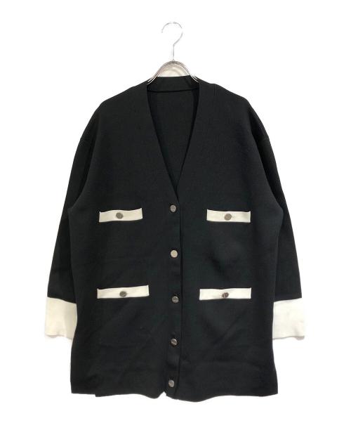 ADORE（アドーア）ADORE (アドーア) ドライストレッチニットカーディガン ブラック サイズ:38の古着・服飾アイテム