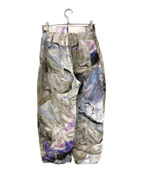 ADORE（アドーア）ADORE (アドーア) マーブルプリントパンツ ベージュ サイズ:36の古着・服飾アイテム
