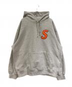 SUPREMEシュプリーム）の古着「S Logo Hooded Sweatshirt」｜グレー