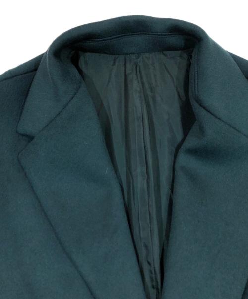 ABYTS（エーバイティーエス）ABYTS (エーバイティーエス) BEAVER CHESTER COAT グリーン サイズ:SIZE 2の古着・服飾アイテム