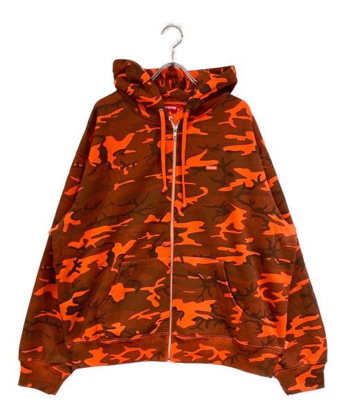SUPREME（シュプリーム）Supreme (シュプリーム) Small Box Zip Up Hooded Sweatshirt オレンジ サイズ:SIZE Lの古着・服飾アイテム