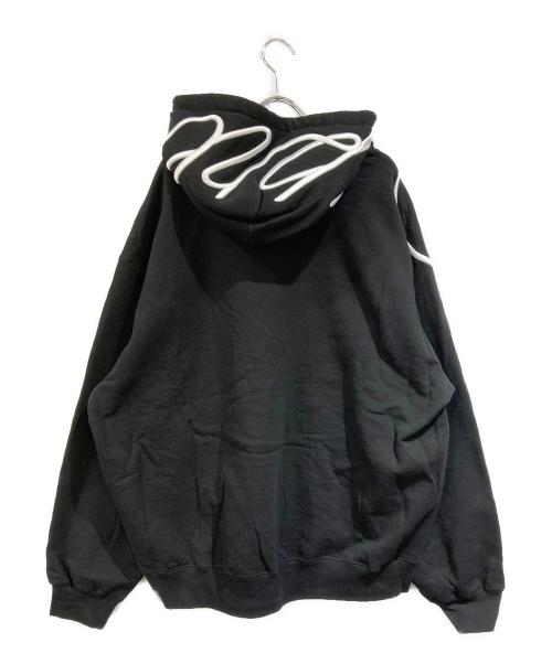 SUPREME（シュプリーム）Supreme (シュプリーム) Shoulder Script Hooded Sweatshirt ブラック サイズ:SIZE XLの古着・服飾アイテム