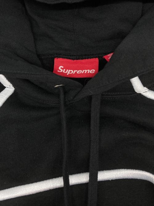 SUPREME（シュプリーム）Supreme (シュプリーム) Shoulder Script Hooded Sweatshirt ブラック サイズ:SIZE XLの古着・服飾アイテム