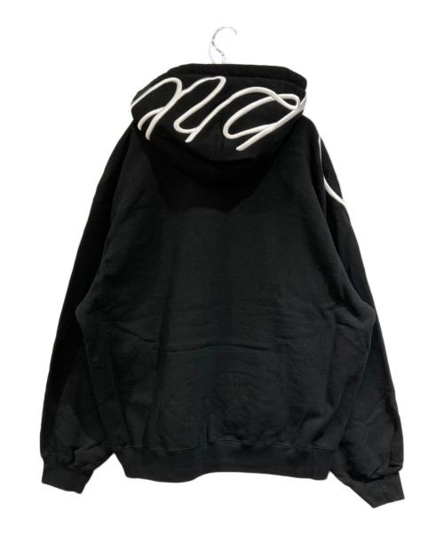 SUPREME（シュプリーム）Supreme (シュプリーム) Shoulder Script Hooded Sweatshirt ブラック サイズ:SIZE XLの古着・服飾アイテム