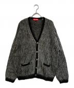 SUPREMEシュプリーム）の古着「2-Tone Mohair Cardigan」｜ブラック