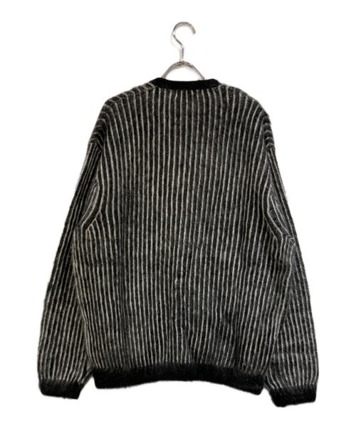 SUPREME（シュプリーム）Supreme (シュプリーム) 2-Tone Mohair Cardigan ブラック サイズ:SIZE Lの古着・服飾アイテム