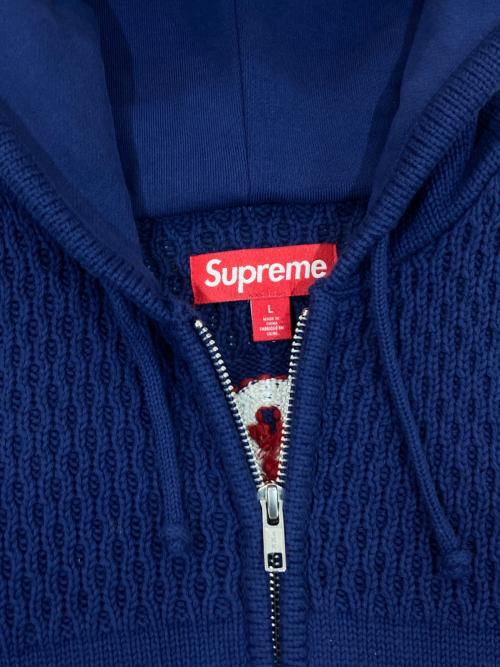 SUPREME（シュプリーム）Supreme (シュプリーム) Sport Zip Up Hooded Sweater ブルー サイズ:SIZE Lの古着・服飾アイテム