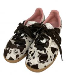 adidas（アディダス）の古着「カウプリントスニーカー」｜ブラウン×ベージュ