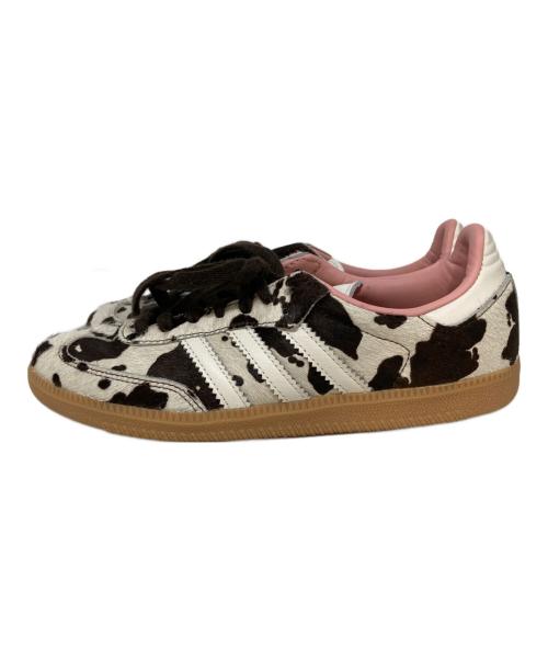 adidas（アディダス）adidas (アディダス) カウプリントスニーカー ブラウン×ベージュ サイズ:SIZE 24.5cmの古着・服飾アイテム