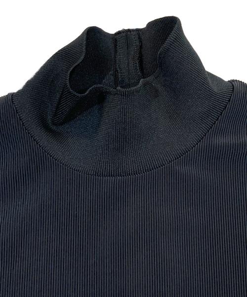 TOGA PULLA（トーガ プルラ）TOGA PULLA (トーガ プルラ) ピケジャージーロングスリーブトップス レッド×ブラック サイズ:SIZE 40の古着・服飾アイテム